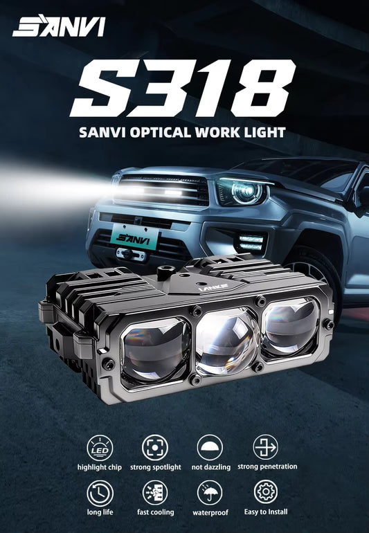 Rev Echo SANVI S318 Bi-LED Grille Light – 5000K